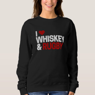 Moletom Rugby Para Homens Adoro Whiskey Rugby