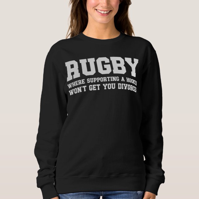 Moletom Rugby Para Ônibus De Jogadores De Rugby (Frente)
