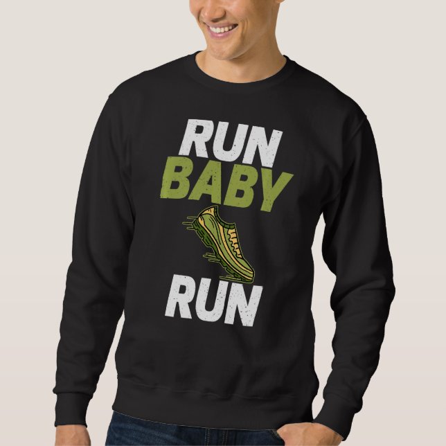 Moletom Run Baby Run Marathon Runner (Frente)