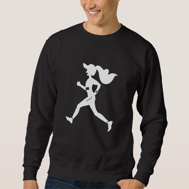 Moletom Runner Girl Cartoon Style Jogging for Girls (Frente)