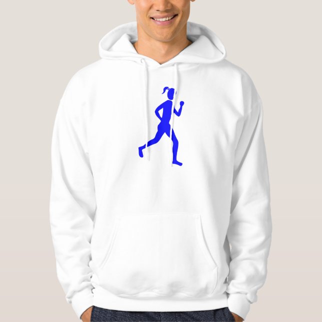 Moletom Runner (Mulher) - Azul (Frente)