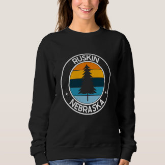Moletom Ruskin Nebraska EUA City Pride Retro Sunset