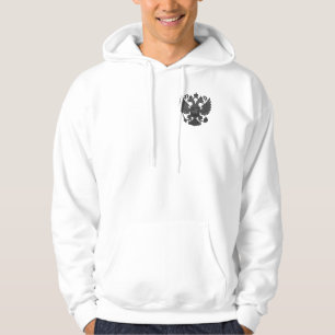 Moletom Rússia arma o Hoodie branco - russo