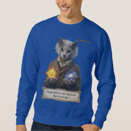 Moletom Russian Blue Einstein Cat - Imagination