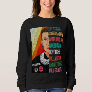 Moletom Ruth Bader Ginsburg My Body My Choice Pro Choice P
