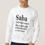 Moletom Saba Hebrew Vovô Definição Judaica Hanukkah Gif<br><div class="desc">Saba Funny Hanukkah - Camisa de Definição</div>