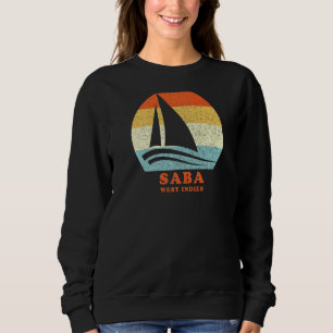 Moletom Saba West Indies Vintage Sailboat Vacship