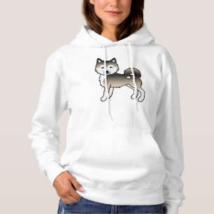 Moletom Sable Alaskan Malamute Cute Cartoon Dog