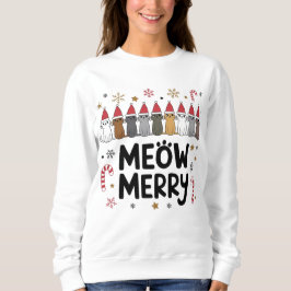 Moletom Sabor de Natal de Feliz meowy