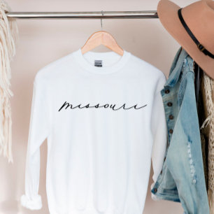 Moletom Sabor feminino do Estado de Script do Missouri