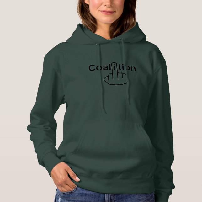 Moletom Sacudir de Coligação Hoodie (Frente)