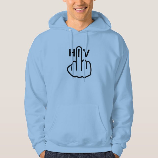 Moletom Sacudir Hoodie HIV (Frente)