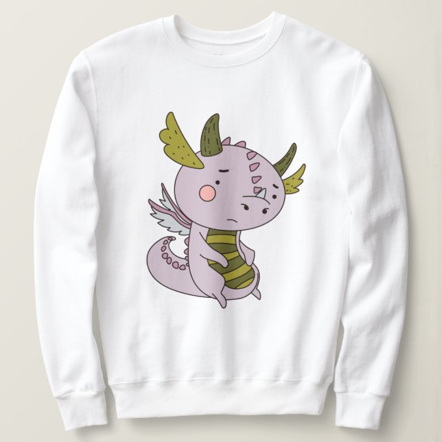 Moletom Sad Dragon (Frente do Design)
