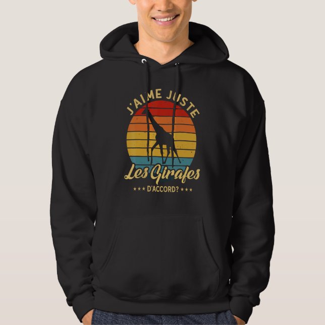 Moletom Safari Giraffe I Love Girafas (Frente)