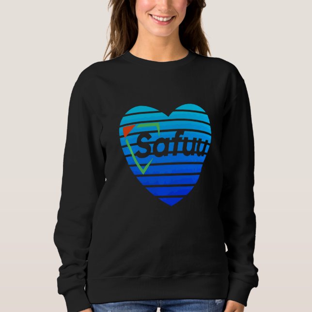 Moletom Safuu Eu Amo Safuu Crypto Coração Defi Criptomoeda (Frente)