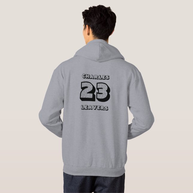 Moletom Saída de 2023 Hoodie Masculino (Parte Traseira Completa)