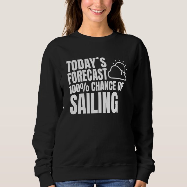 Moletom Sailing License Ship Captain Weather Preview Saili (Frente)