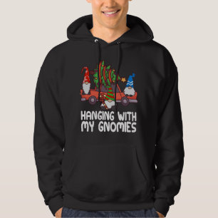 Moletom Saindo Com Meus Papais noeis De Natal Gnomos Verme