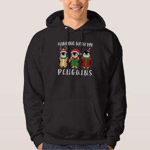 Moletom Saindo Com Meus Pinguins Xmas Pinguins De Natal L