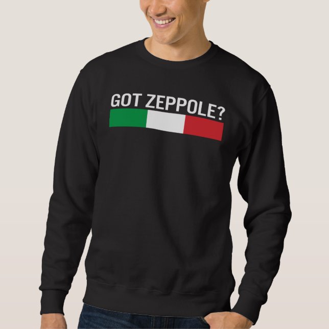 Moletom Saint Joseph's Day Got Zeppole Italy Flag Italian  (Frente)