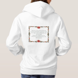 Moletom Salm 1 com bordas de flores