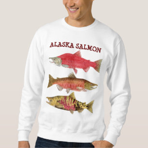 Moletom Salmões de Alaska