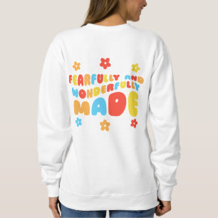 Moletom Salmos Retro Feliz E Maravilhosamente Feitos 139:1