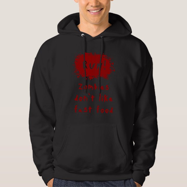 Moletom Salpico de Sangue Zumbi Halloween (Frente)