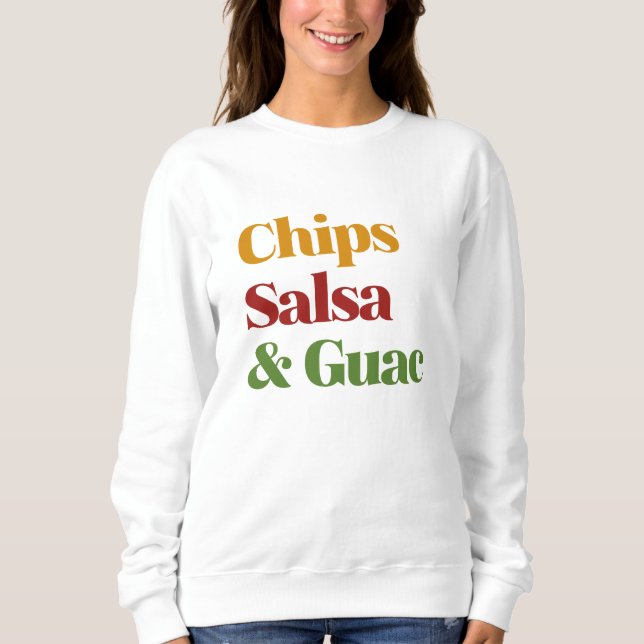 Moletom Salsa Chips E Guac (Frente)