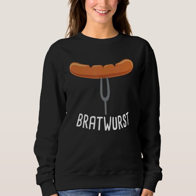 Moletom Salsicha De Bratwurst No Fork German Sausation (Frente)