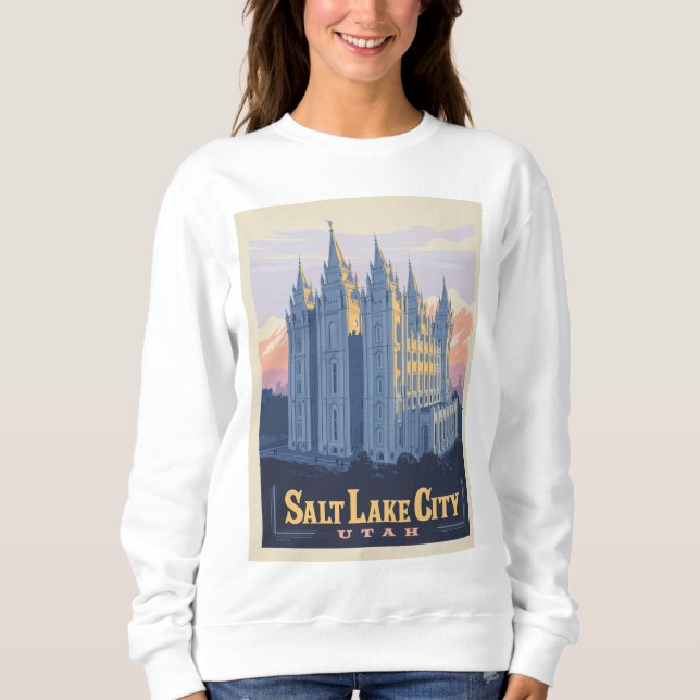 Moletom Salt Lake Temple | Salt Lake City, Utah (Frente)