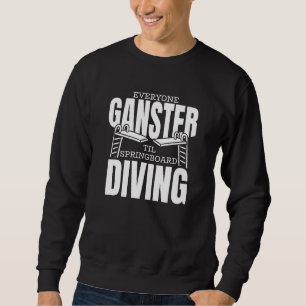 Moletom Saltador de trampolim gângster de mergulho de plat