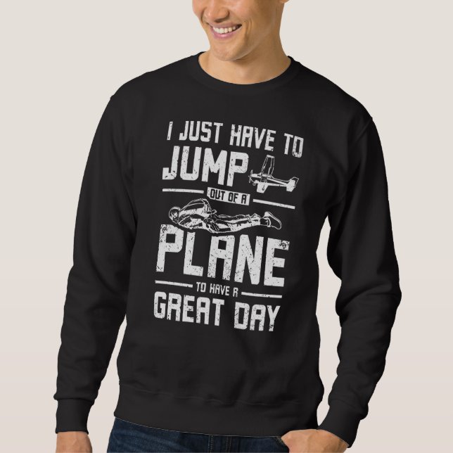 Moletom Saltar De Um Avião De Skydiving (Frente)