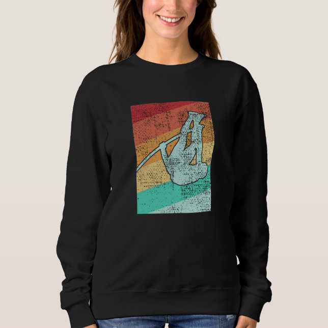 Moletom Salto com Vara Vintage Retro (Frente)