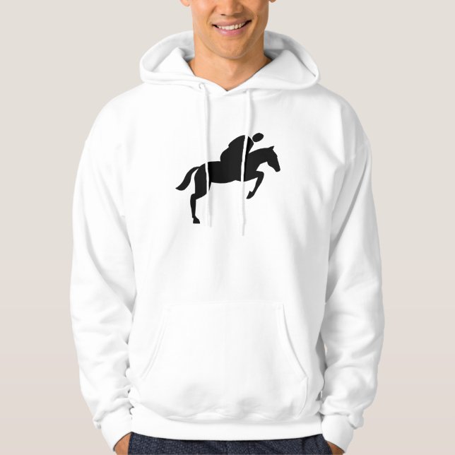 Moletom Salto de Cavalo - Preto (Frente)