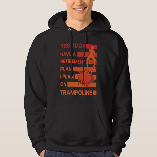Moletom Salto de Trampolim Ginástica de Trampolim  24 (Frente)
