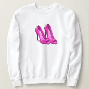 Moletom Saltos Altos Rosa Estilo Pixel Art 64-Bit
