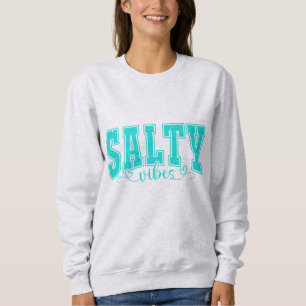 Moletom Salty Vives Vibrações Costeiras de Praia para Am