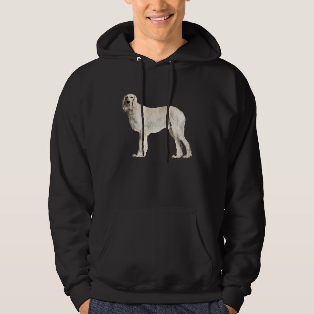 Moletom Saluki fofo (Frente)