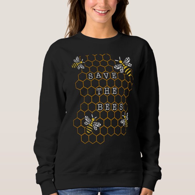 Moletom Salvamento Da Proteção Natural Das Abelhas (Frente)