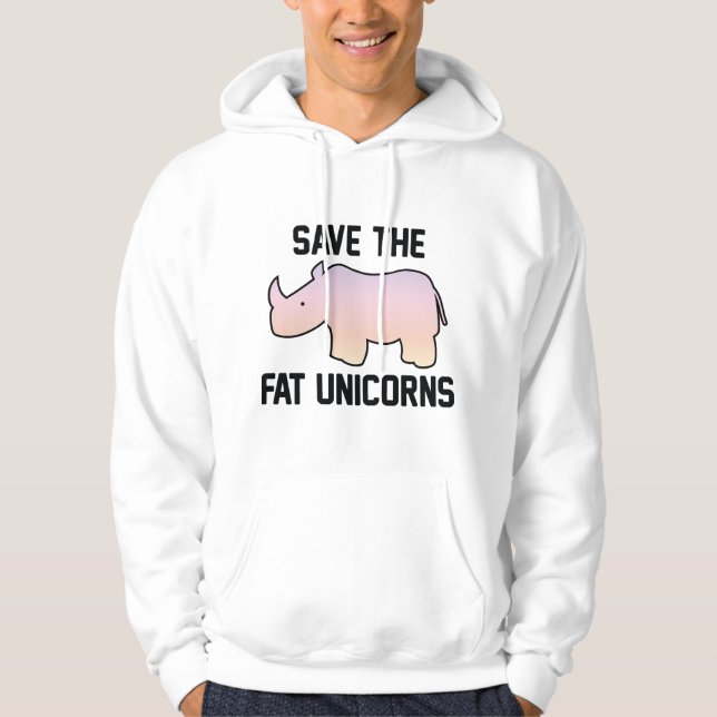 Moletom Salvar Os Unicórnios Gordos (Frente)