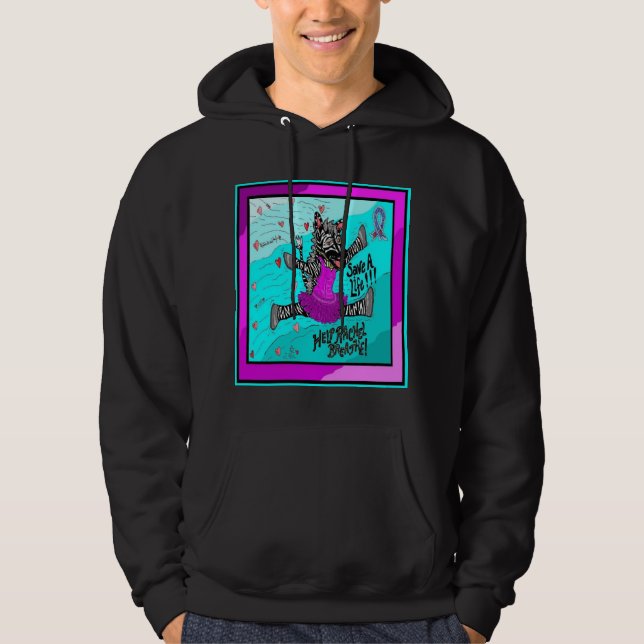 Moletom Salvar uma zebra!! (Frente)