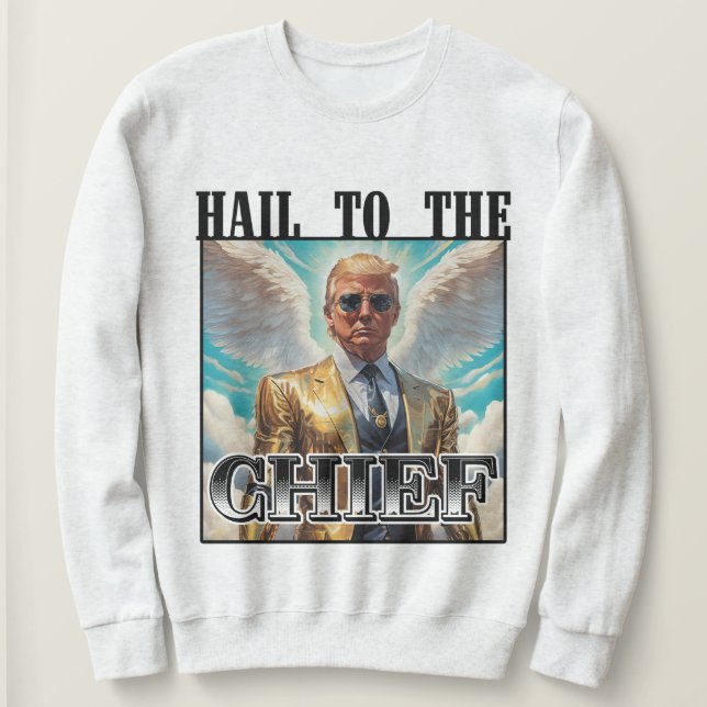 Moletom Salve ao chefe - Trump 2024 (Frente do Design)