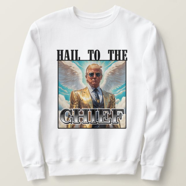 Moletom Salve ao chefe - Trump 2024 (Frente do Design)