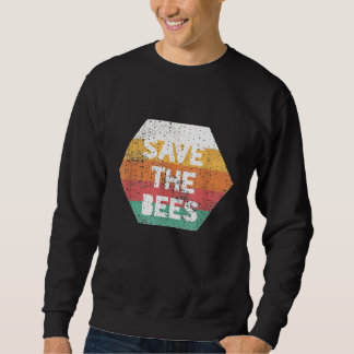 Moletom Salve As Abelhas Apicultor Vintage Retro Frase Cit