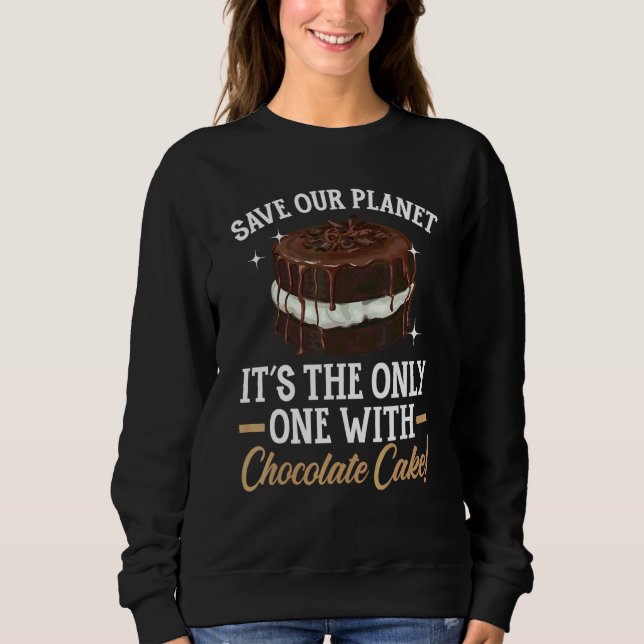 Moletom Salve nosso planeta é o único com chocolate C (Frente)