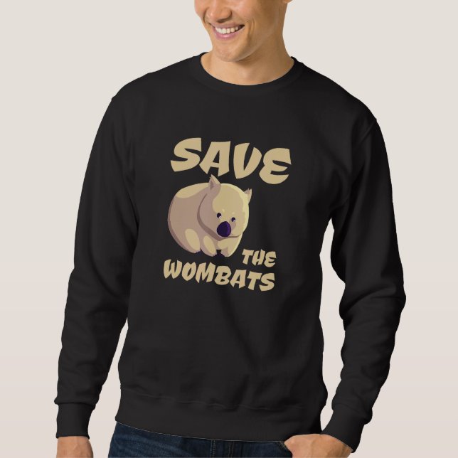 Moletom Salve Os Wombats Impedem Incêndios Australianos (Frente)