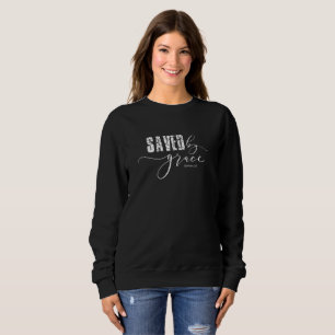 Moletom Salvo por Grace Christian Scripture Sweatshirt