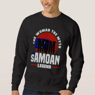 Moletom Samoa Samoano Bandeira da Samoa Dia das Mães