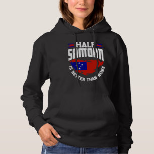 Moletom Samoa Samoano Bandeira Samoana Metade Samoano É Me